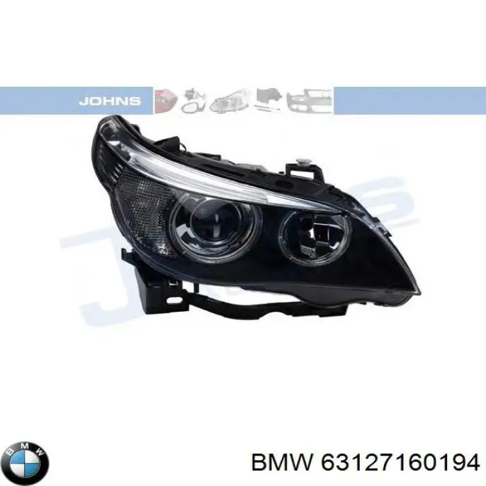 Reflektor prawy BMW 63127160194 cena, od 456,82 USD