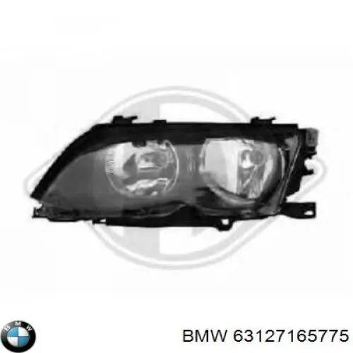 Do koszyka 63127165775 BMW Reflektor lewy