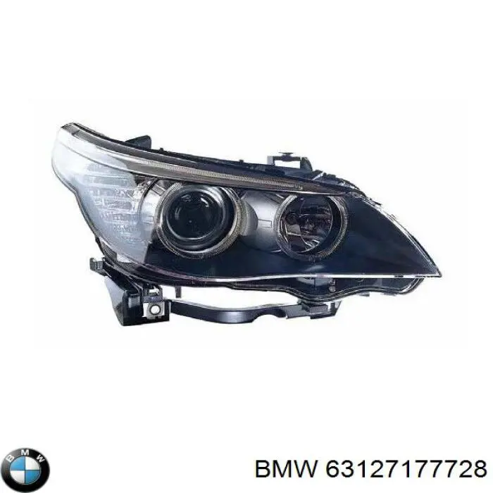63127177728 BMW Reflektor prawy
