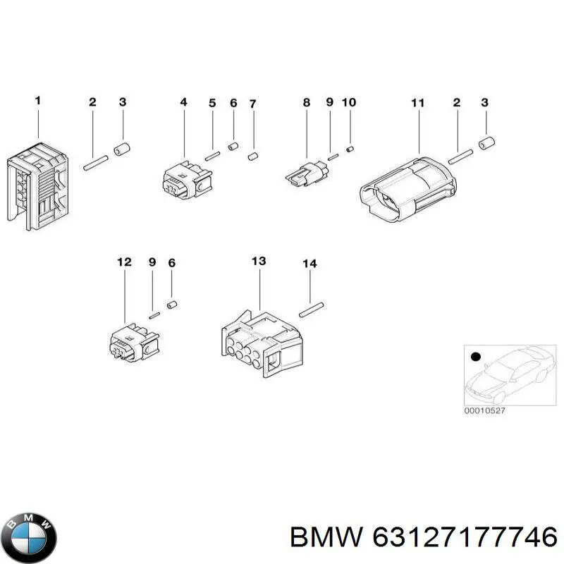 Reflektor prawy BMW 63127177746 cena, od 1254,20 USD