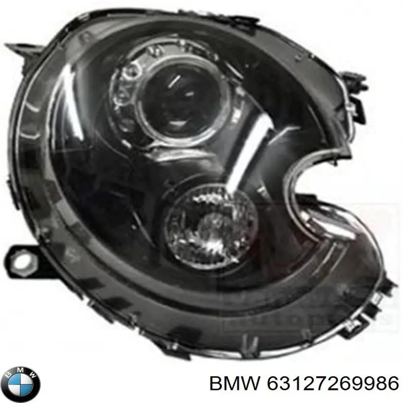 Reflektor prawy BMW 63127269986 cena, od 398,19 USD