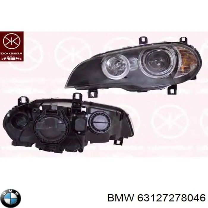 63127278046 BMW Reflektor prawy