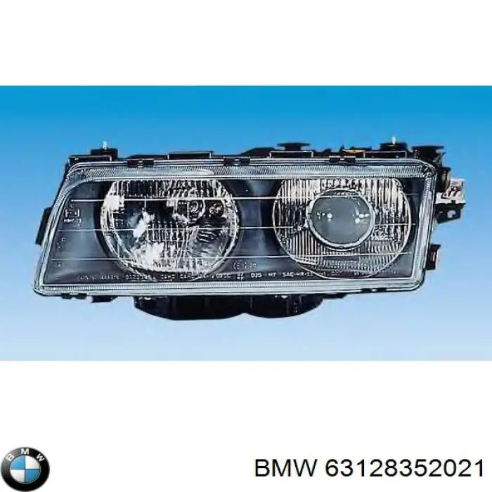 Do koszyka 63128352021 BMW Reflektor lewy