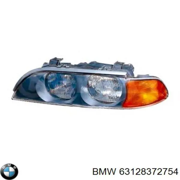 Do koszyka 15214000 BMW Reflektor prawy