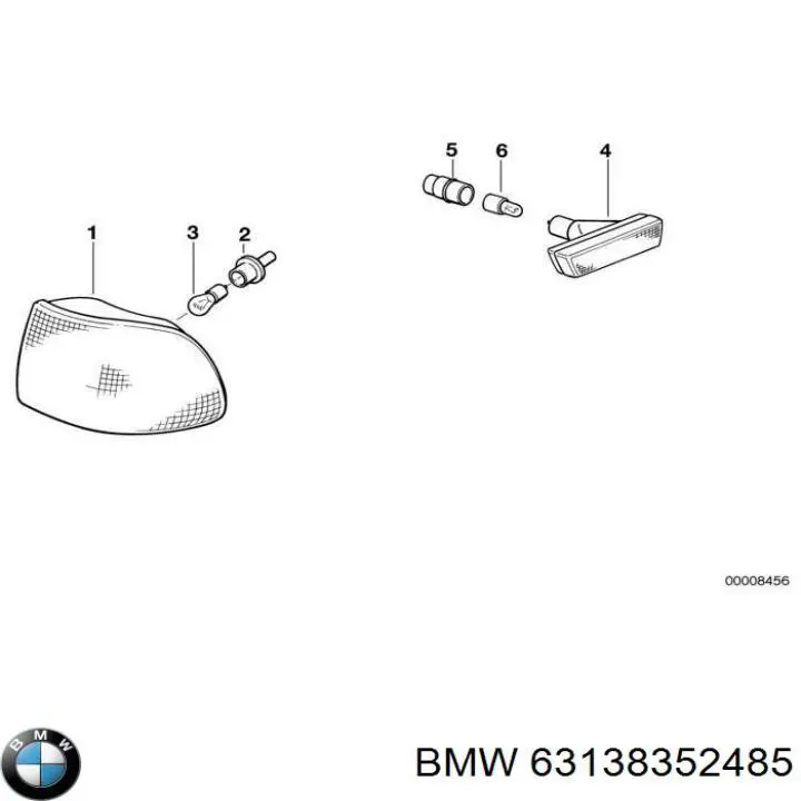 63138352485 BMW Kierunkowskaz lewy
