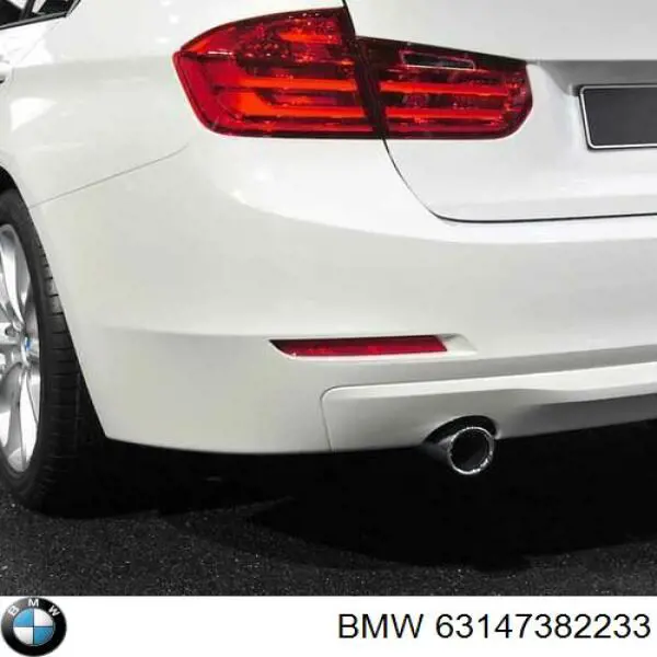 Lampa odblaskowa zderzaka tylnego lewa BMW 63147382233 cena, od 23,64 USD