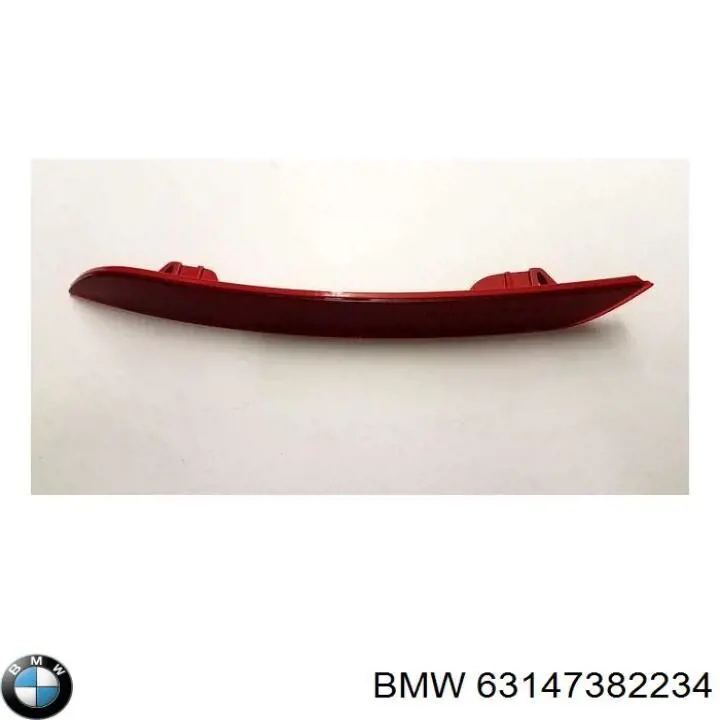 63147382234 BMW Lampa odblaskowa zderzaka tylnego prawa