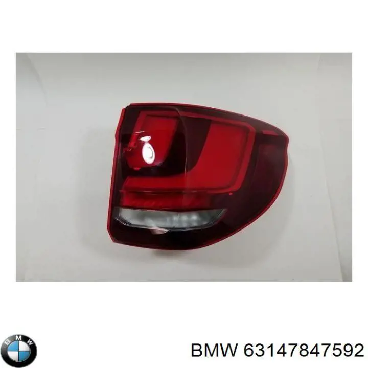 Lampa odblaskowa zderzaka tylnego prawa BMW 63147847592 cena, od 31,56 USD