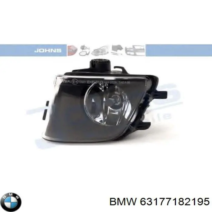 63177182195 BMW Lampa przeciwmgielna lewa
