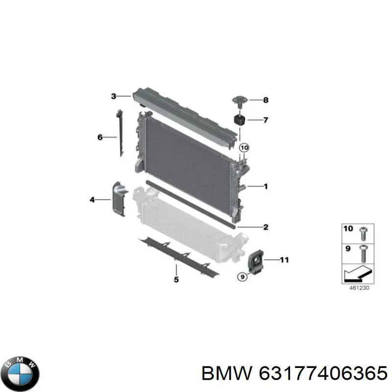 Lampa przeciwmgielna lewa BMW 63177406365 cena, od 162,17 USD