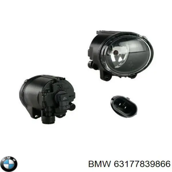 Lampa przeciwmgielna prawa BMW 63177839866 cena, od 68,10 USD