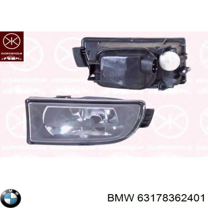 Lampa przeciwmgielna lewa BMW 63178362401 cena, od 94,66 USD