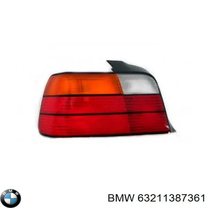 Lampa zespolona tylna lewa BMW 63211387361 cena, od 65,41 USD