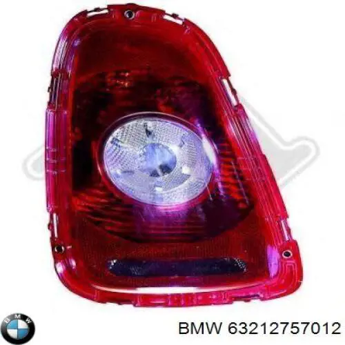 63212757012 BMW Lampa zespolona tylna prawa