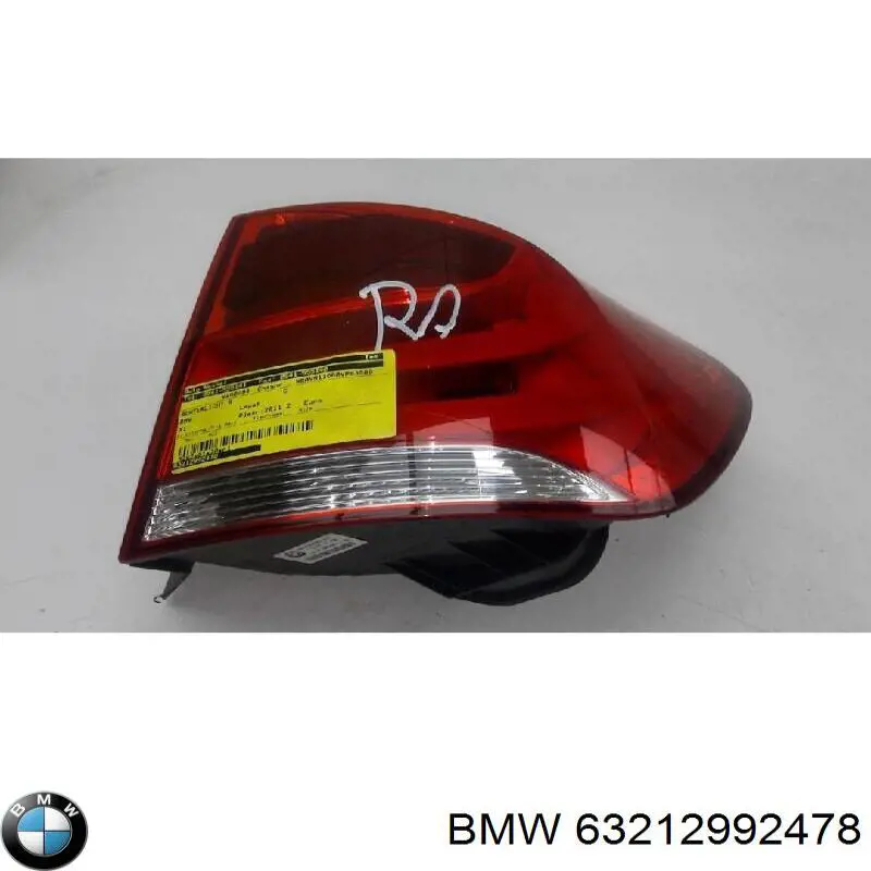 Lampa zespolona tylna prawa zewnętrzna BMW 63212992478 cena, od 149,83 USD
