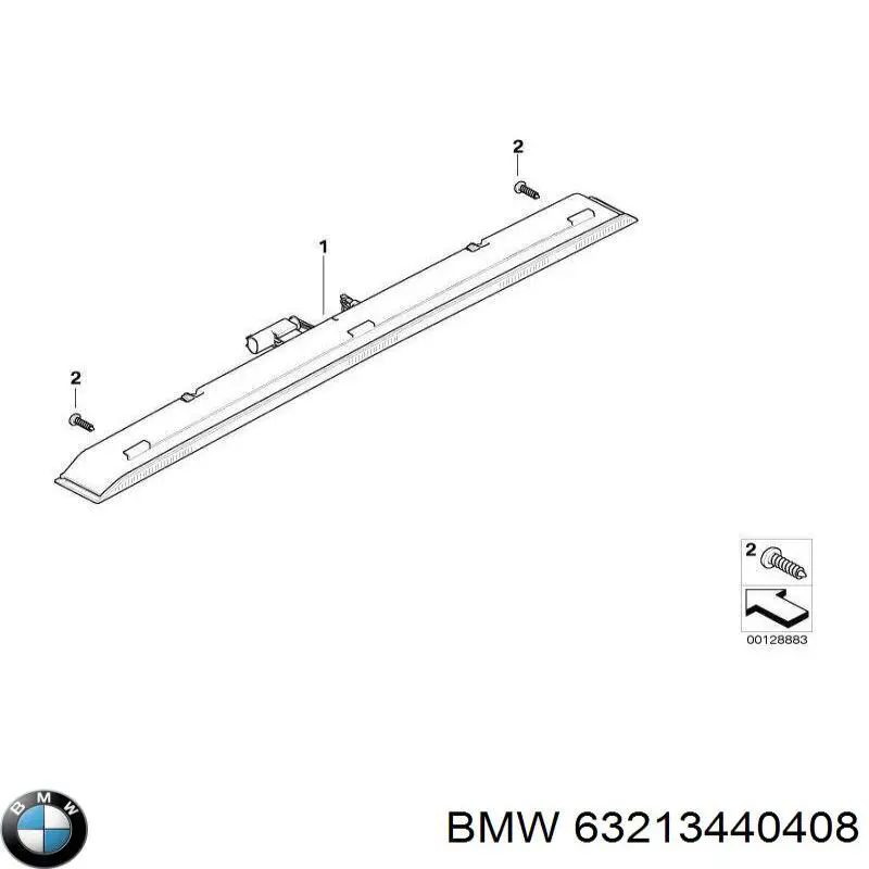 Lampa stop tylna dodatkowa do BMW X3  E83