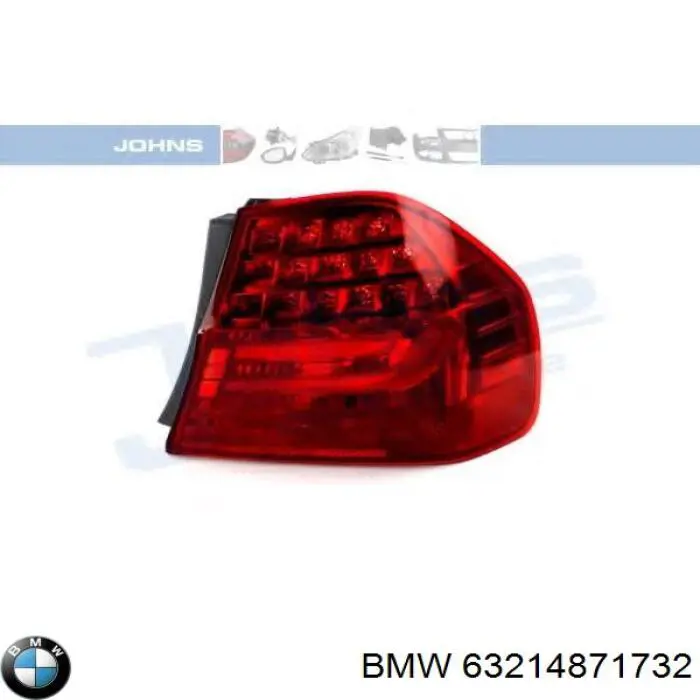 Lampa zespolona tylna prawa zewnętrzna BMW 63214871732 cena, od 171,96 USD