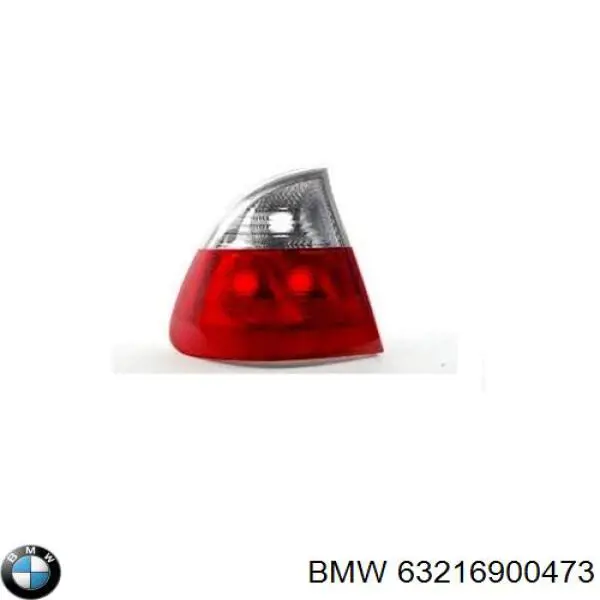 Lampa zespolona tylna lewa zewnętrzna BMW 63216900473 cena, od 85,13 USD