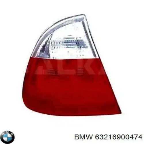 Do koszyka 63216900474 BMW Lampa zespolona tylna prawa zewnętrzna
