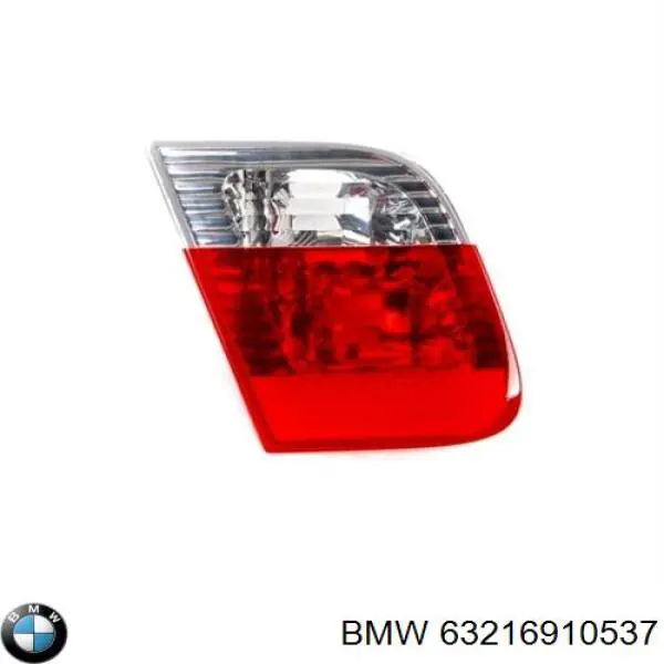 Do koszyka 63216910537 BMW Lampa zespolona tylna lewa wewnętrzna