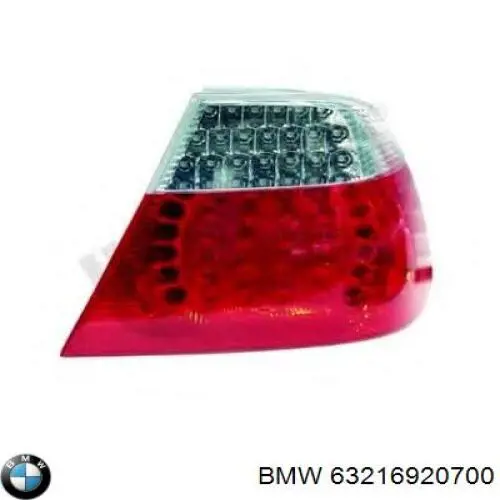 Do koszyka 63216920700 BMW Lampa zespolona tylna prawa zewnętrzna