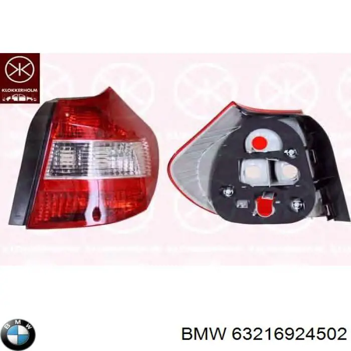 63216924502 BMW Lampa zespolona tylna prawa