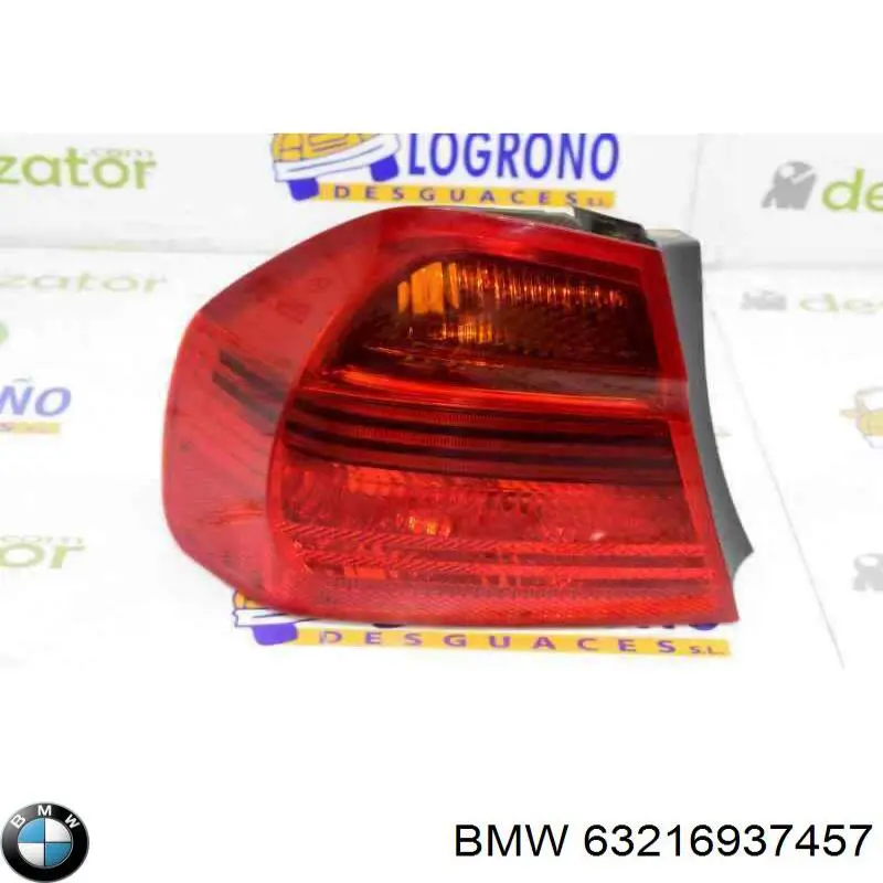 63216937457 BMW Lampa zespolona tylna lewa zewnętrzna