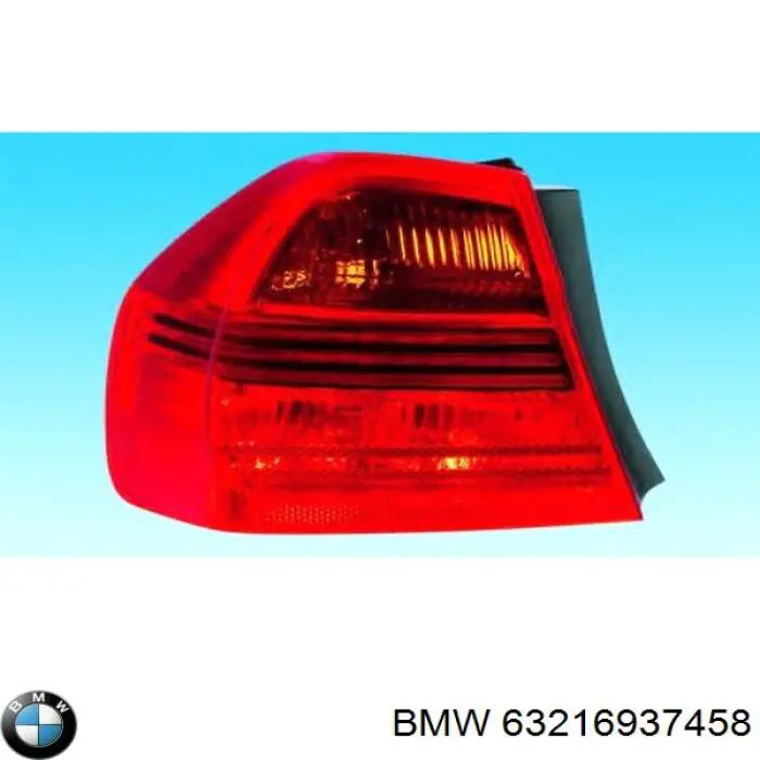 Lampa zespolona tylna prawa zewnętrzna BMW 63216937458 cena, od 71,51 USD