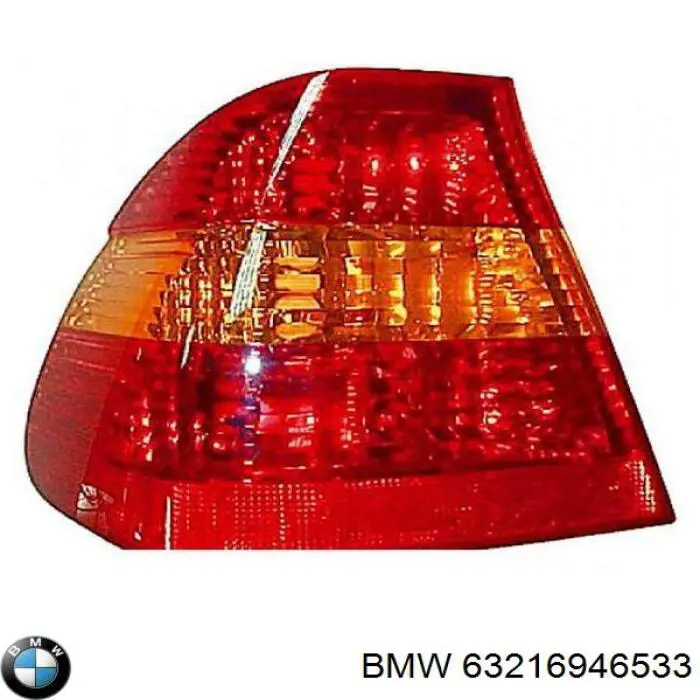 63216946533 BMW Lampa zespolona tylna lewa zewnętrzna