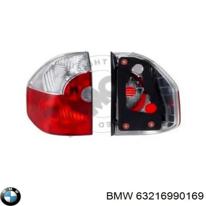63216990169 BMW Lampa zespolona tylna lewa zewnętrzna