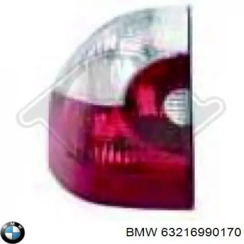 Lampa zespolona tylna prawa zewnętrzna BMW 63216990170 cena, od 125,99 USD