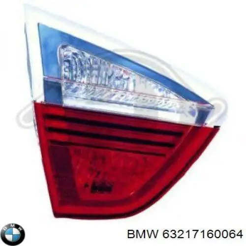 Lampa zespolona tylna prawa wewnętrzna BMW 63217160064 cena, od 83,43 USD