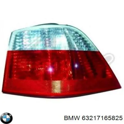 Do koszyka 63217165825 BMW Lampa zespolona tylna lewa