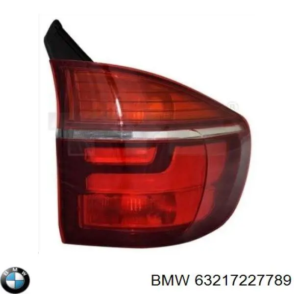 Lampa zespolona tylna lewa zewnętrzna BMW 63217227789 cena, od 217,36 USD