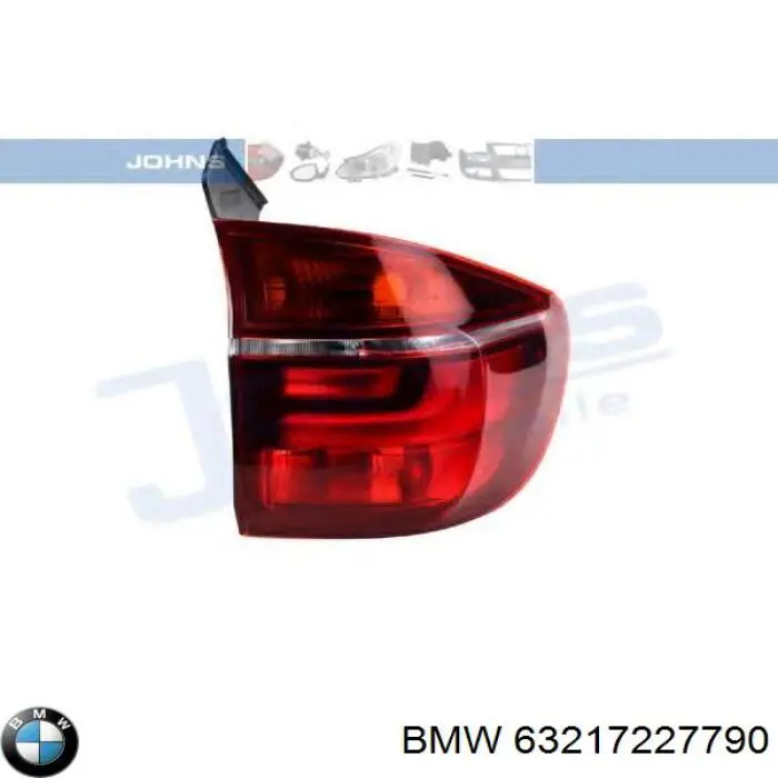 63217227790 BMW Lampa zespolona tylna prawa zewnętrzna
