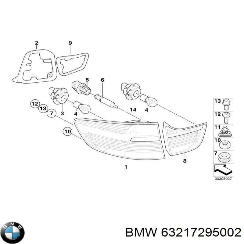 Lampa zespolona tylna prawa zewnętrzna do BMW X6 (E71)