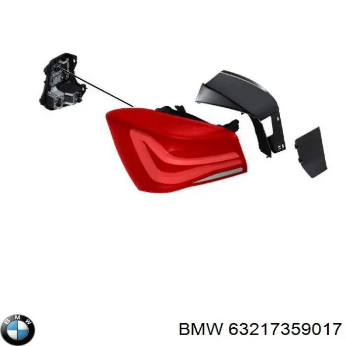 Lampa zespolona tylna lewa zewnętrzna Signeda ZBM191352L cena, od 223,52 USD