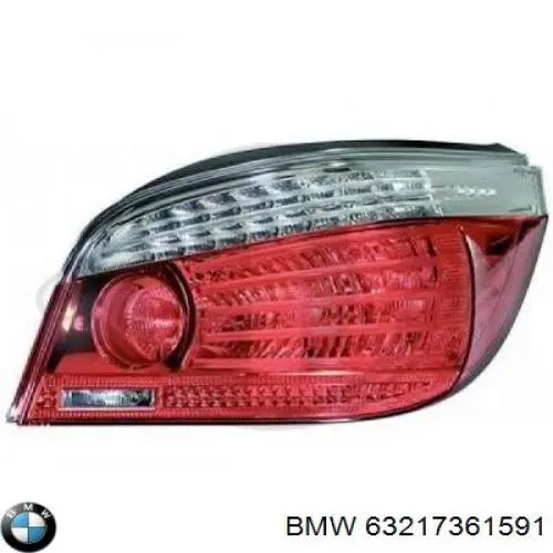 Lampa zespolona tylna lewa BMW 63217361591 cena, od 112,37 USD