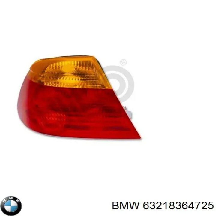 Do koszyka 63218364725 BMW Lampa zespolona tylna lewa zewnętrzna