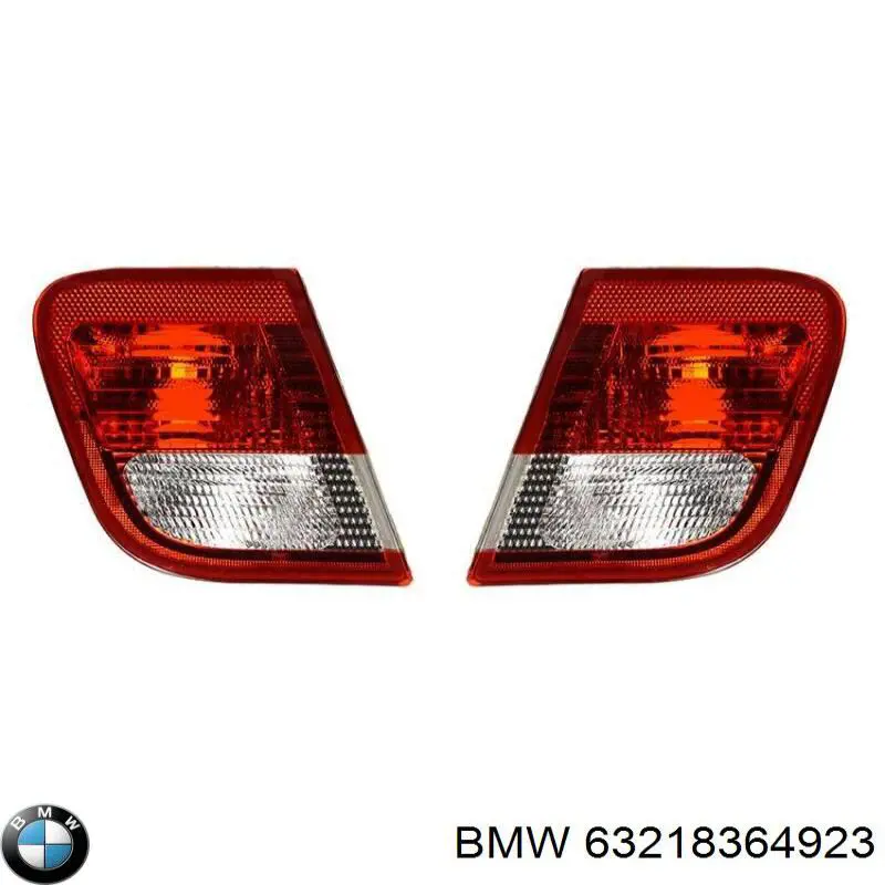 Lampa zespolona tylna lewa wewnętrzna BMW 63218364923 cena, od 39,16 USD