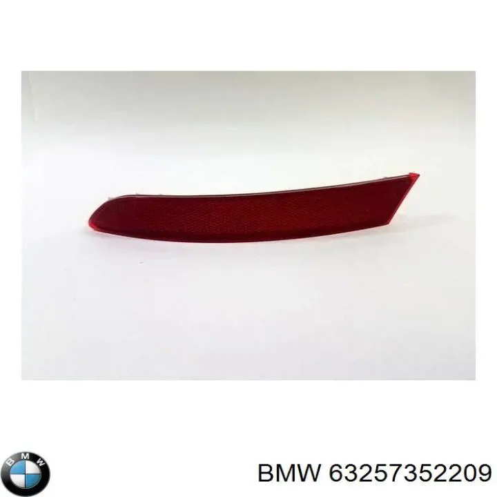 Do koszyka 63257352209 BMW Lampa odblaskowa zderzaka tylnego lewa