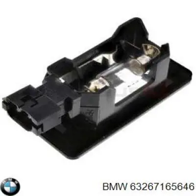 Lampa oświetlenia tylnej tablicy rejestracyjnej BMW 63267165646 cena, od 21,90 USD