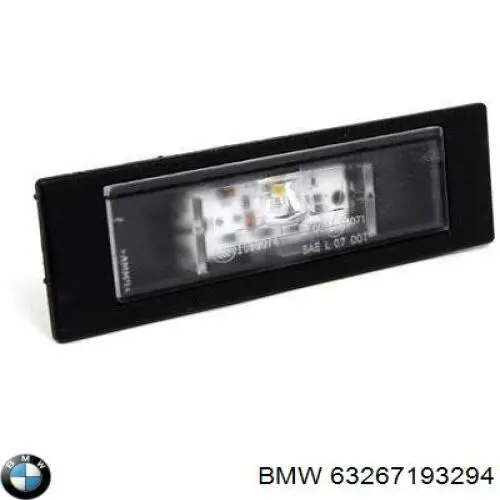 Lampa oświetlenia tylnej tablicy rejestracyjnej BMW 63267193294 cena, od 16,51 USD