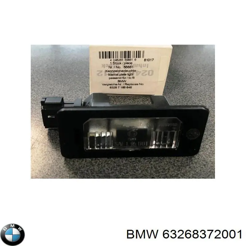 Lampa oświetlenia tylnej tablicy rejestracyjnej BMW 63268372001 cena, od 19,79 USD