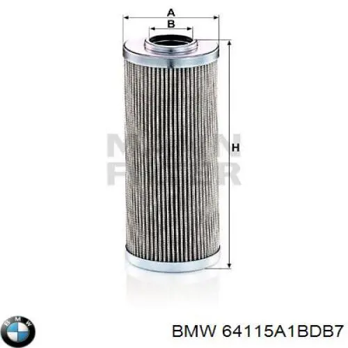 Filtr kabiny BMW 64115A1BDB7 cena, od 46,44 USD