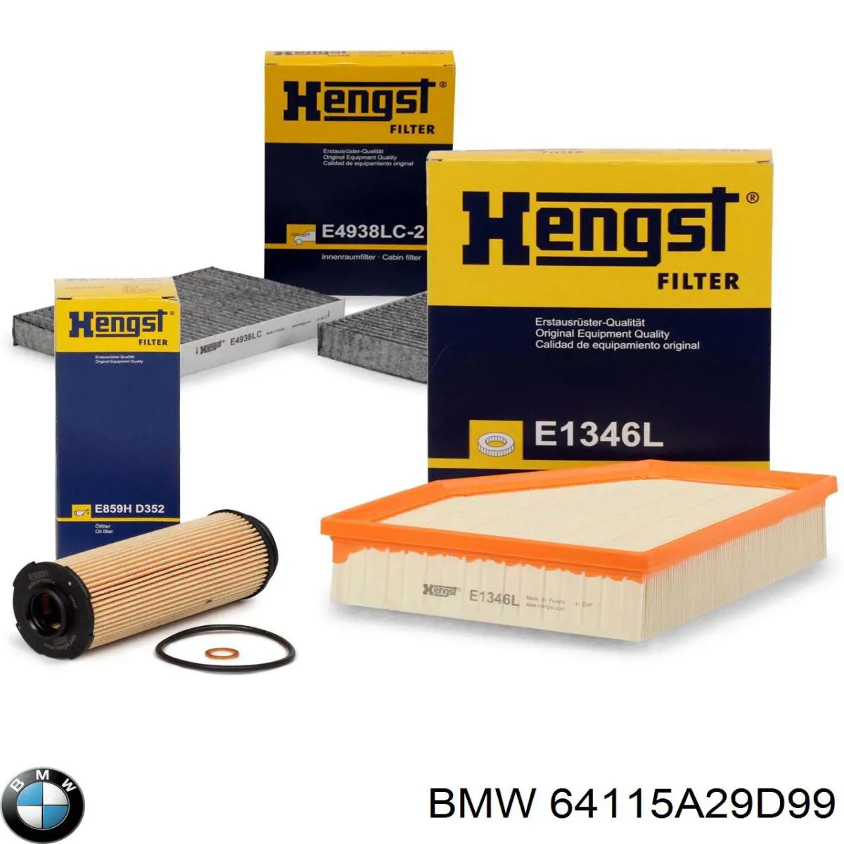 64115A29D99 BMW Filtr kabiny