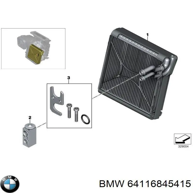 Zawór termostatyczny klimatyzacji BMW 64116845415 cena, od 39,04 USD