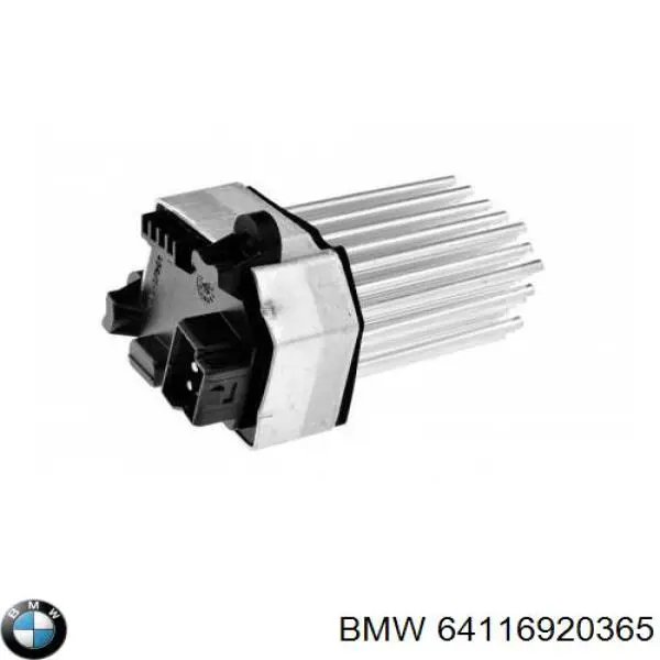 Rezystor wentylatora nagrzewnicy (ogrzewacza kabiny) BMW 64116920365 cena, od 49,47 USD