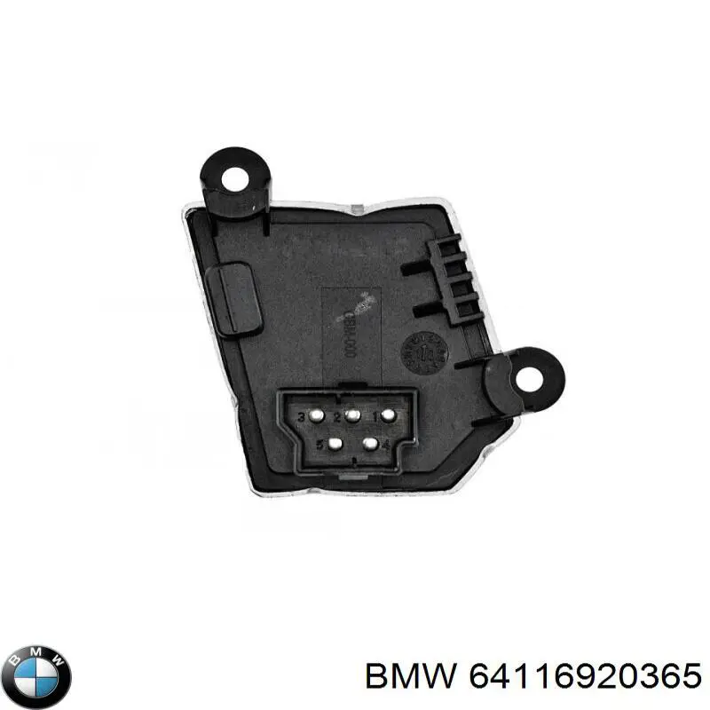 64116920365 BMW rezystor wentylatora nagrzewnicy (ogrzewacza kabiny)