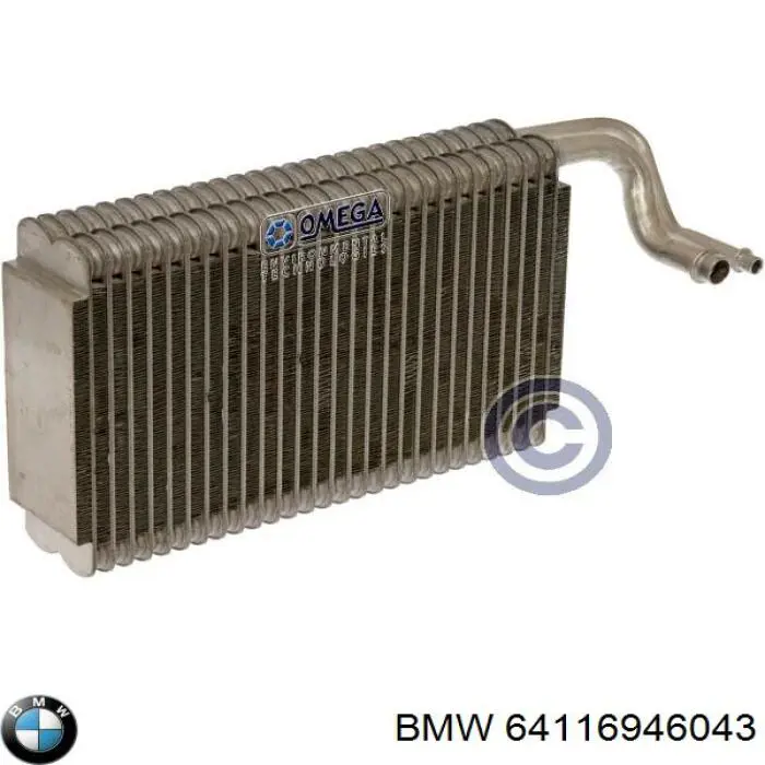 Parownik klimatyzacji BMW 64116946043 cena, od 114,09 USD